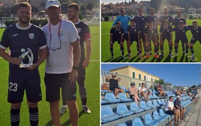 NK Rab pobjedom otvorio sezonu, strijelcu Belobrajdiću prije utakmice uručen Trofej Terzić-Strukan